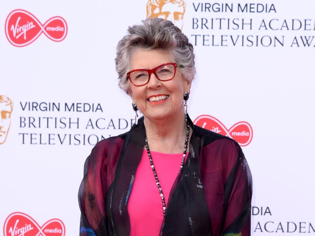 <p>Dame Prue Leith at the Virgin Media British Academy Television Awards 2019</p>