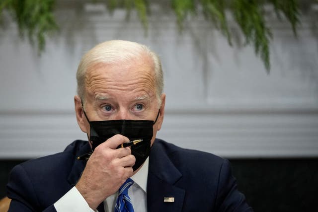 <p>President Joe Biden speaks to reporters at the White House</p>