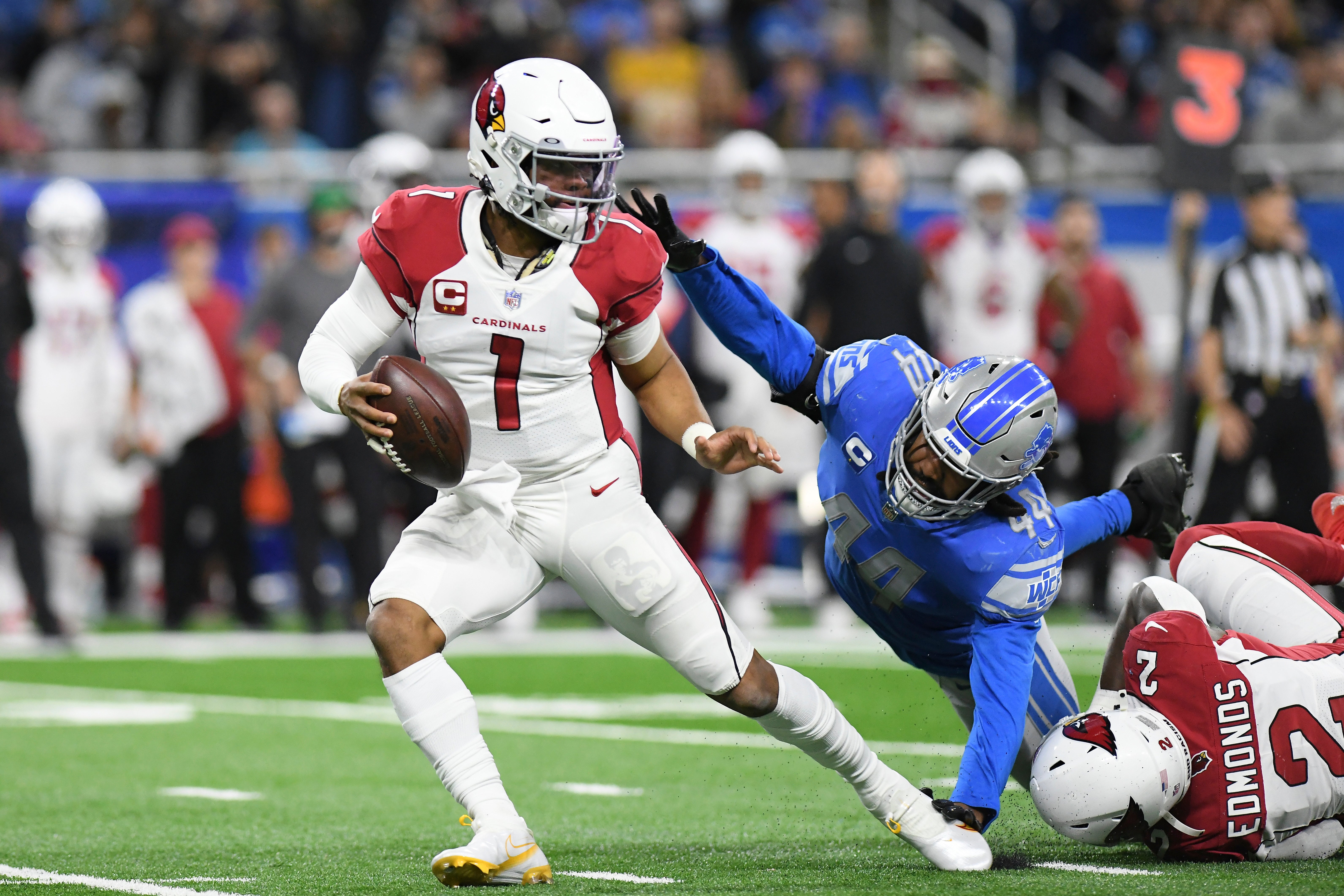 The Arizona Cardinals suffered their first defeat on the road this season (Lon Horwedel/AP)