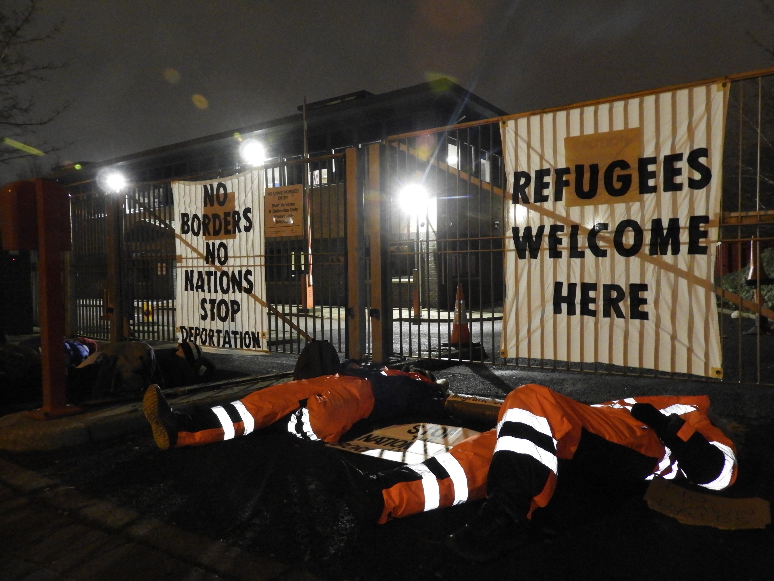 Extinction Rebellion activists have blocked the entrance to the Home Office building in Glasgow (Extinction Rebellion)