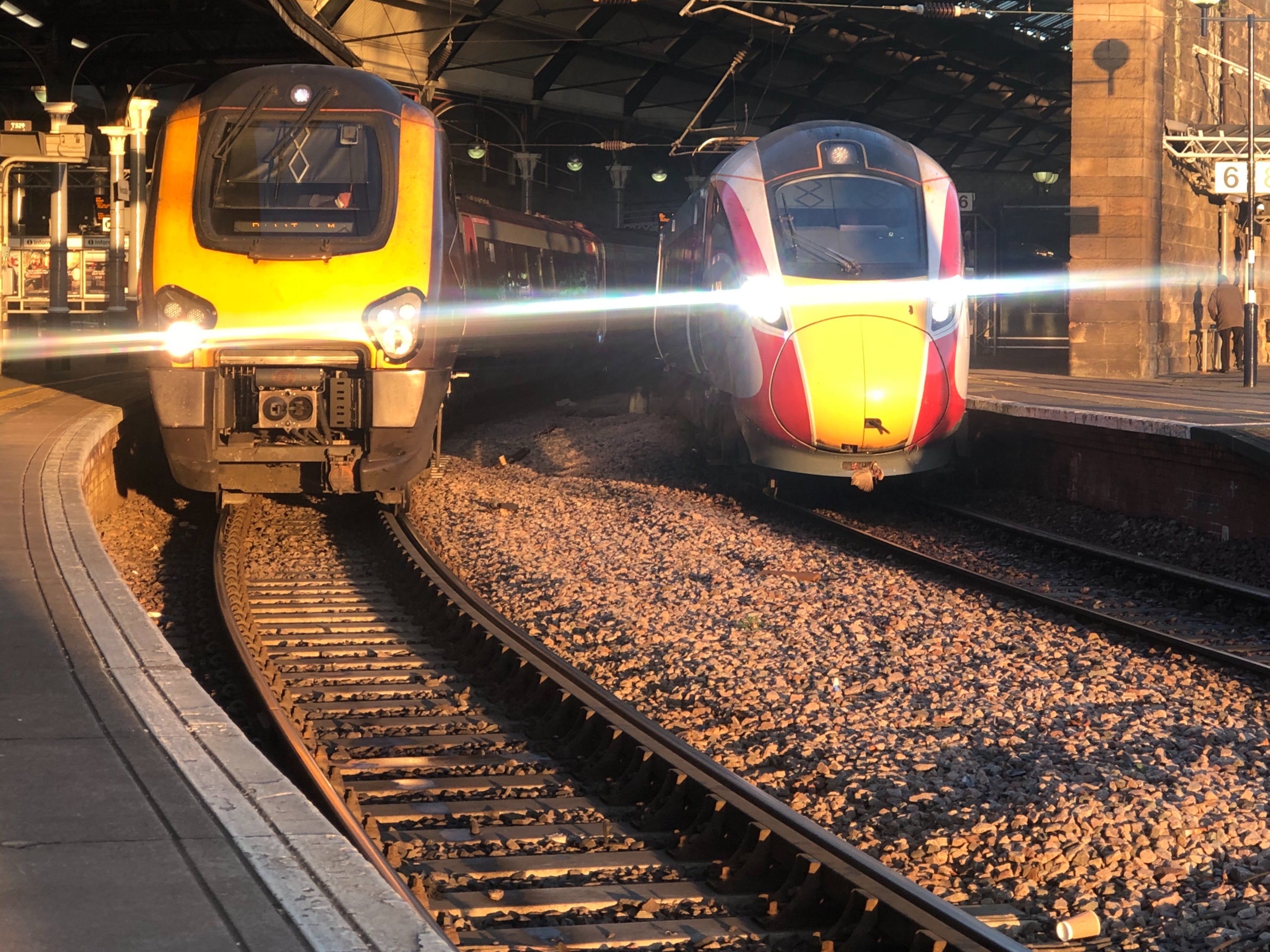 On track? Some CrossCountry (left) and LNER services are being cut because of train crew shortages