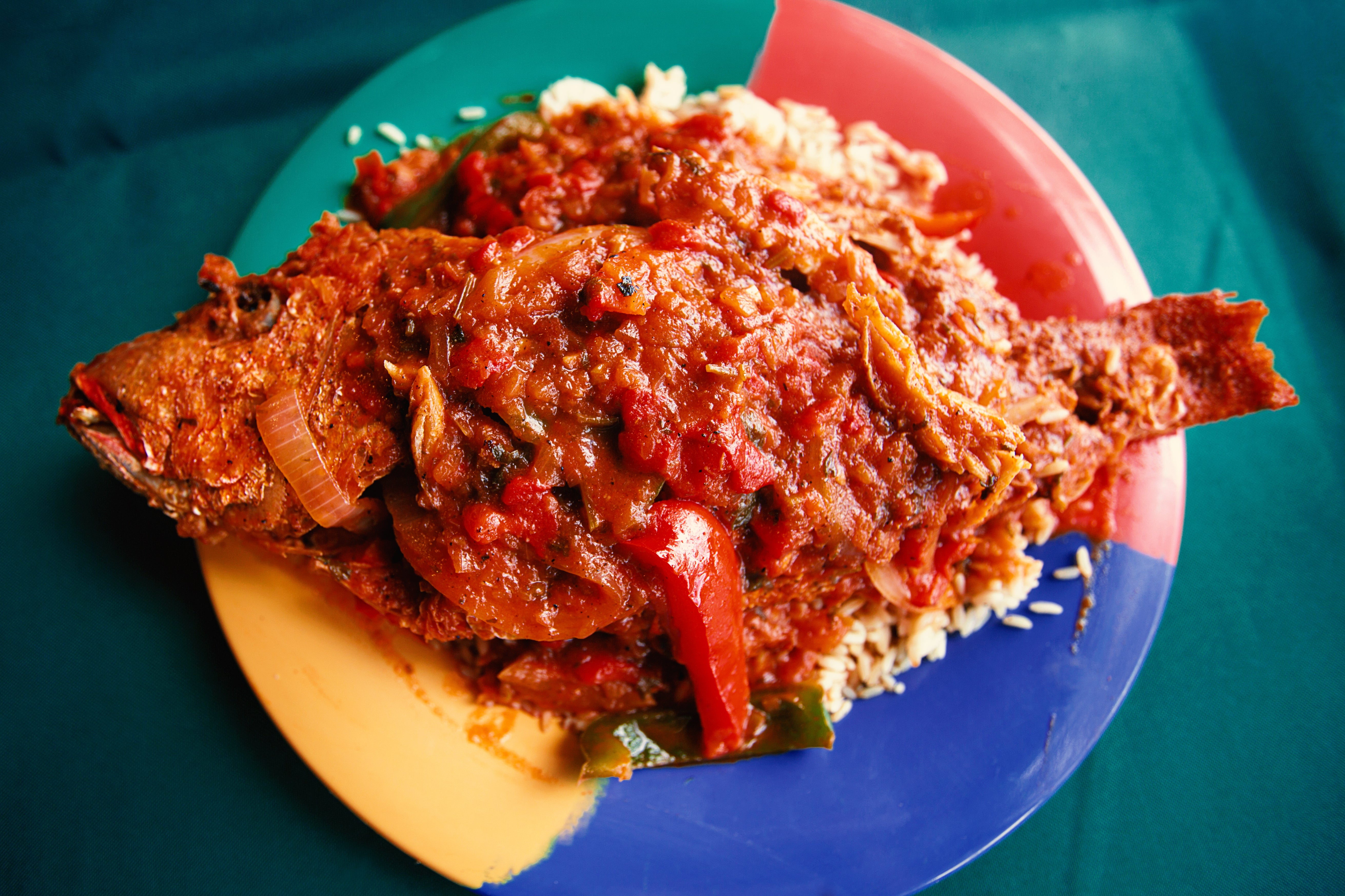 This bright dish is a classic on dinner tables in the Virgin Islands