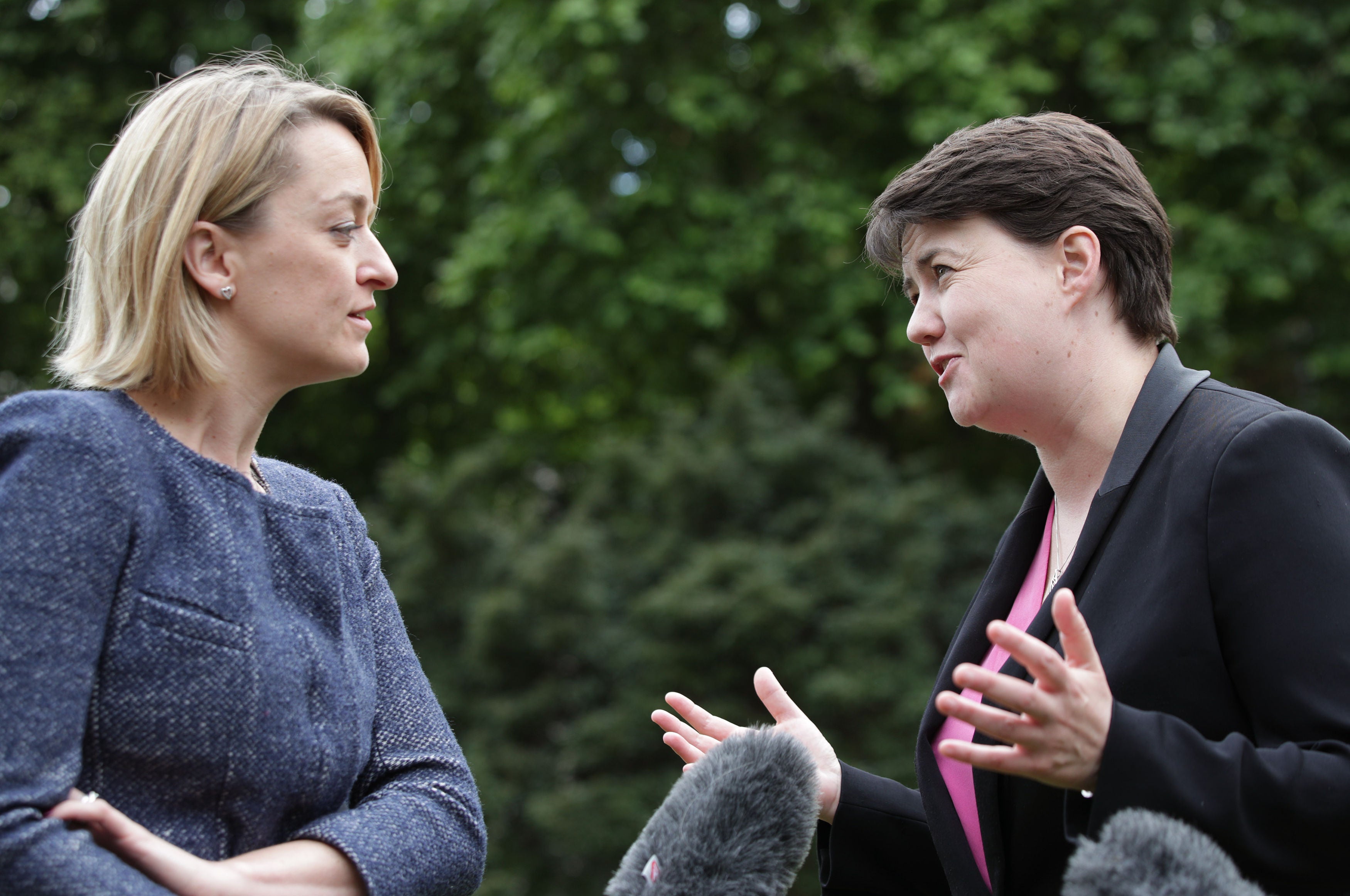 Kuenssberg interviews then Scottish Tory leader Ruth Davidson