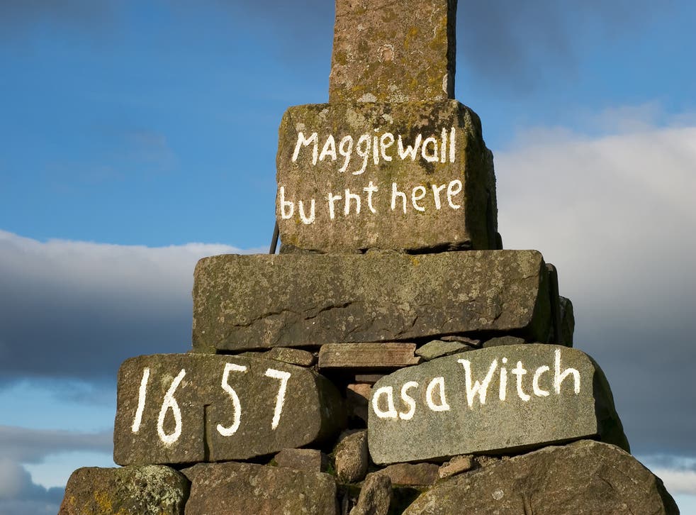 <p>Maggie Wall was one of thousands of women believed to have been burnt as a witch</p>