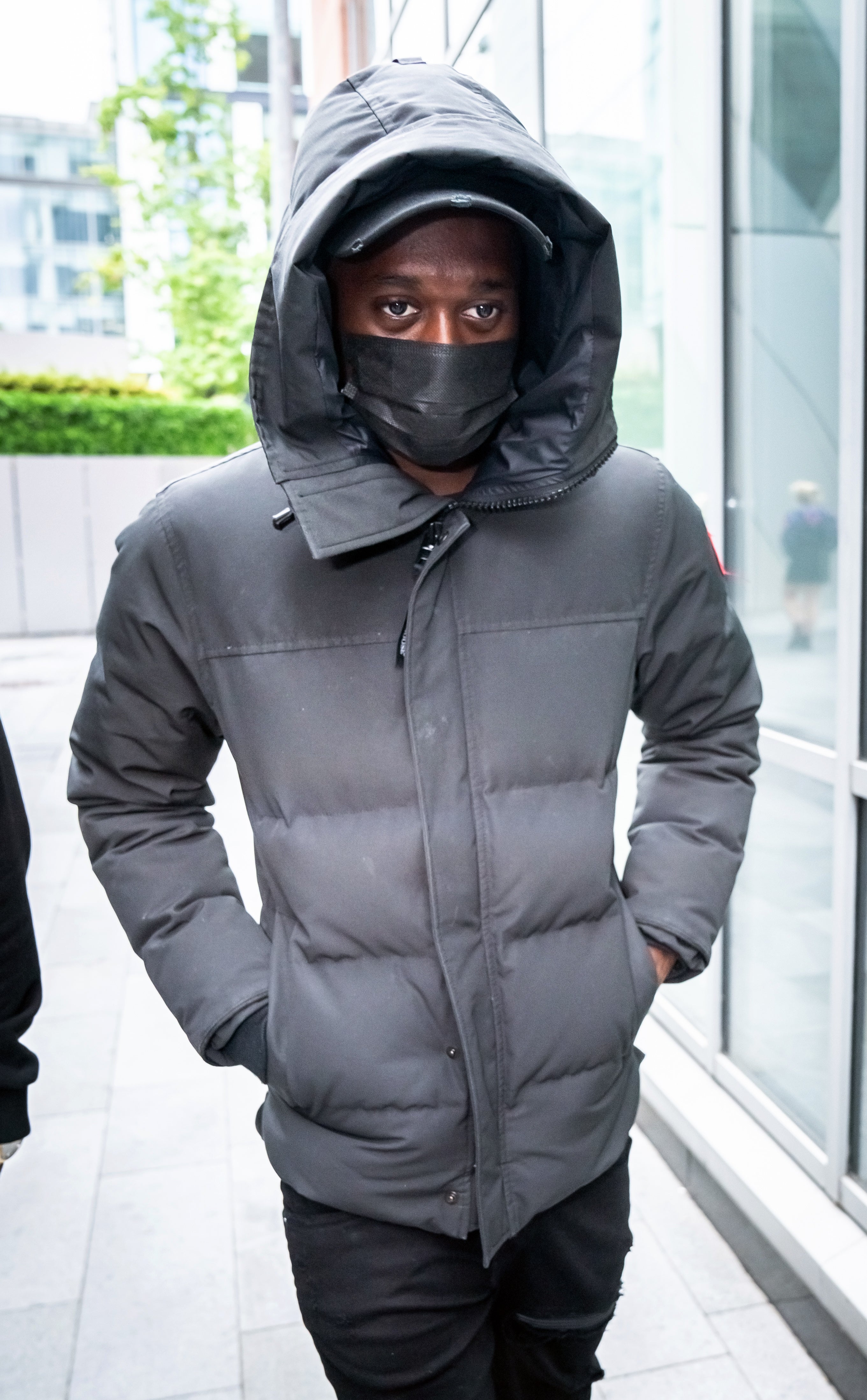 Manchester United defender Aaron Wan-Bissaka leaving Manchester Magistrates’ Court in September (Danny Lawson/PA)