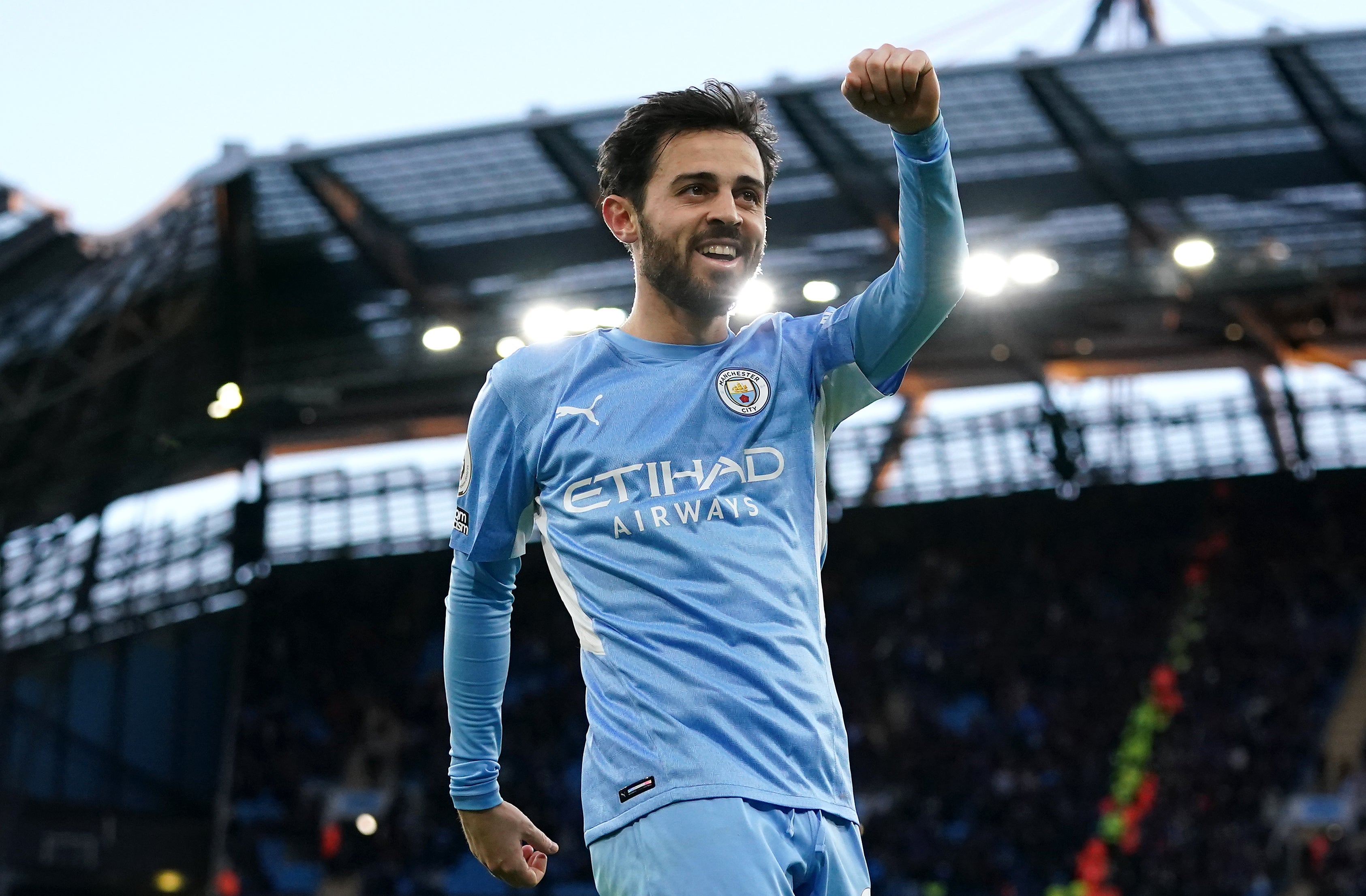 Bernardo Silva has excelled despite looking to leave the club last summer (Martin Rickett/PA)