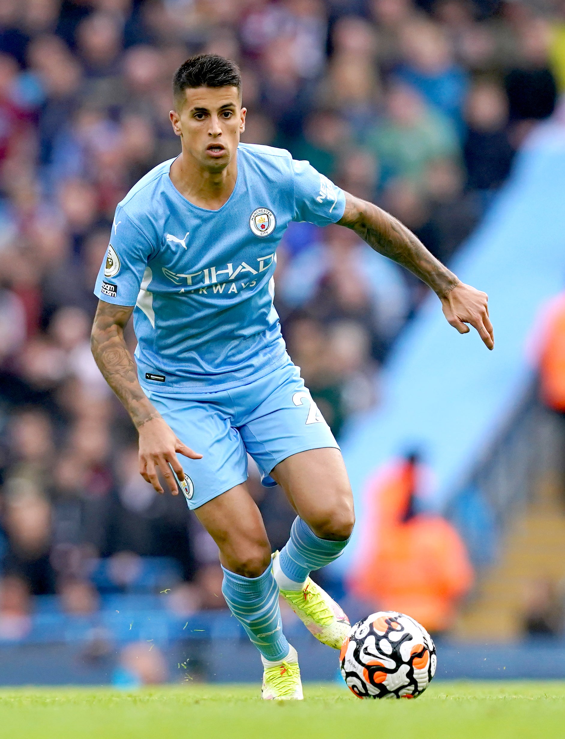 Joao Cancelo has been one of City’s star performers (Martin Rickett/PA)