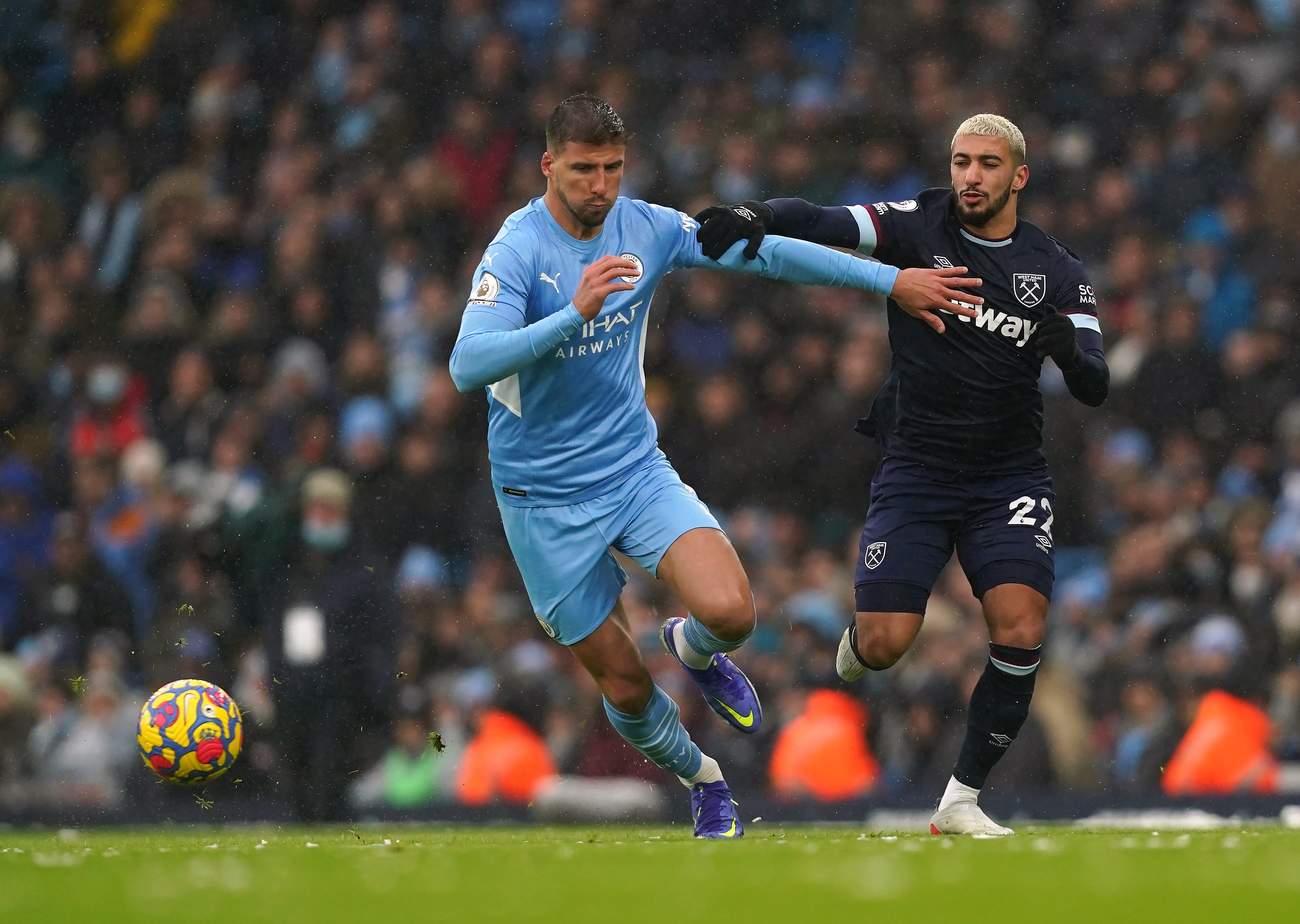 City’s defence has held firm (Martin Rickett/PA)