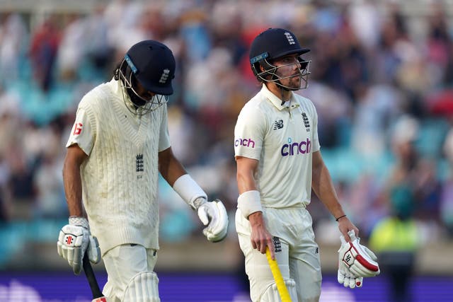 Haseeb Hameed (left) and Rory Burns have struggled for partnerships of substance (Adam Davy/PA)
