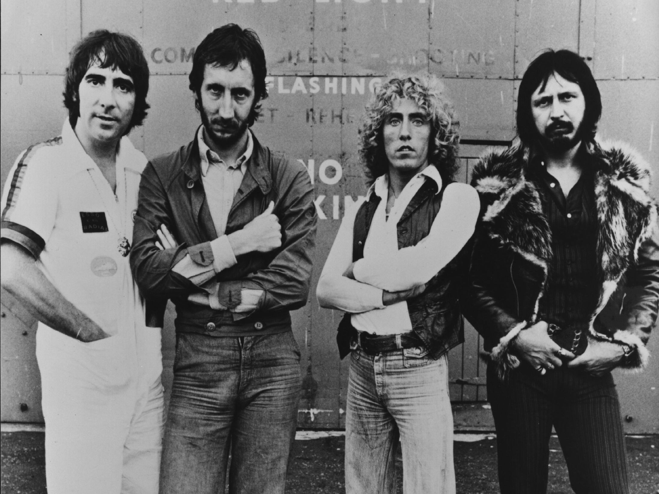 The Who circa 1978 (l-r): Keith Moon, Pete Townshend, Roger Daltrey, John Entwistle