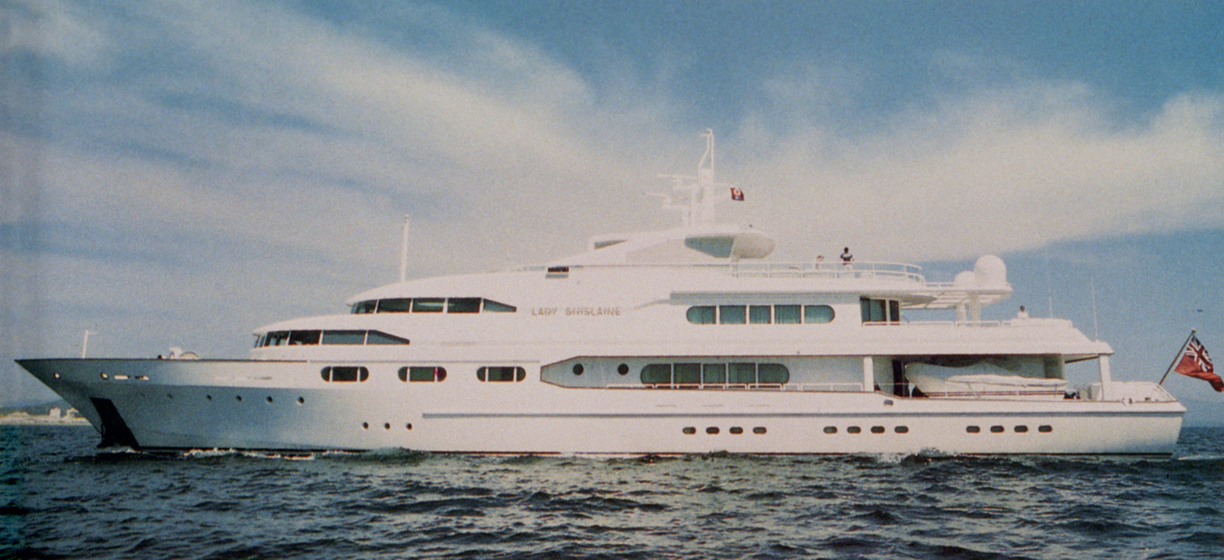 The Lady Ghislaine super yacht