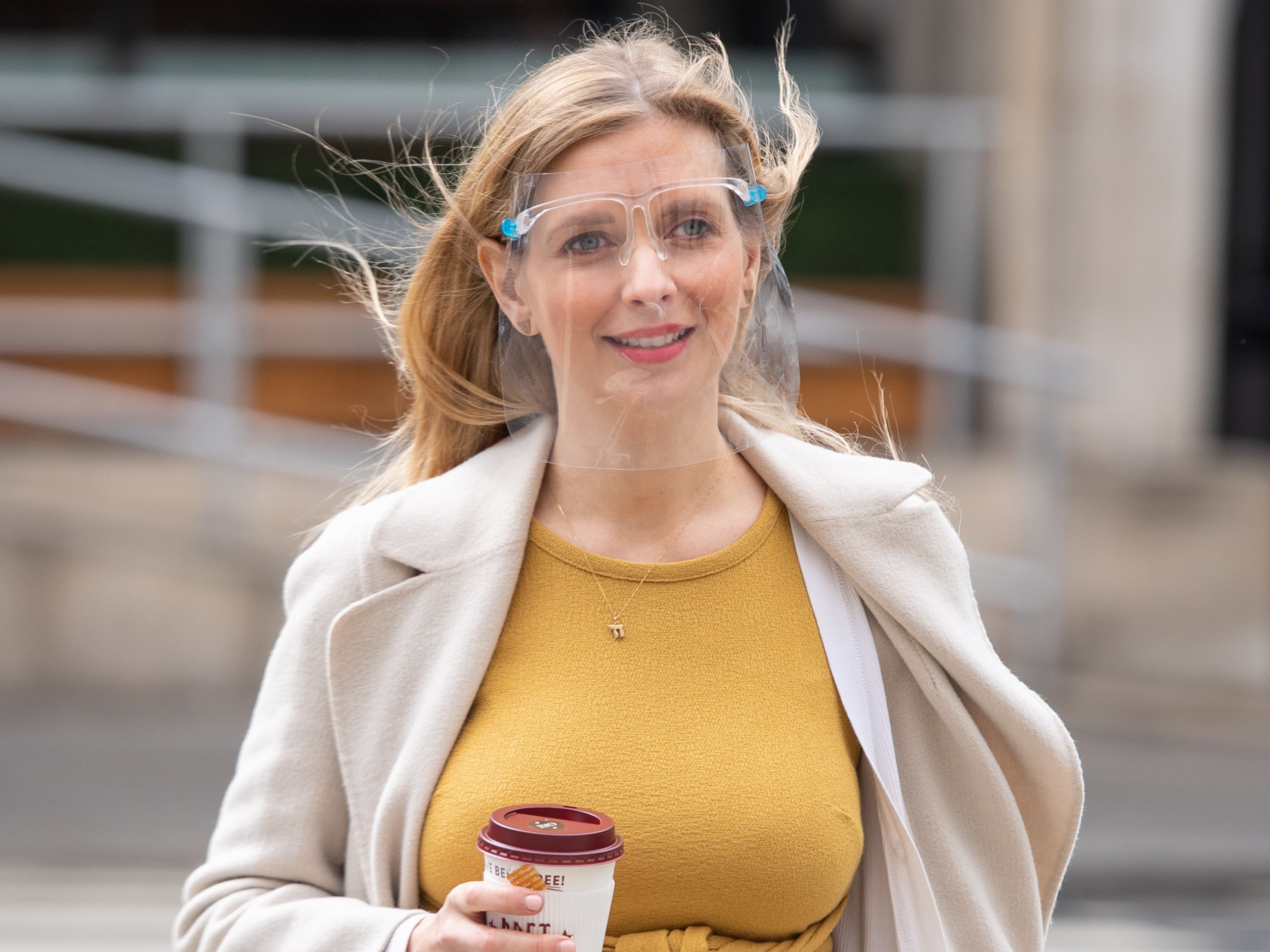 Rachel Riley arrives at the Royal Courts of Justice for a libel case (Dominic Lipinski/PA)