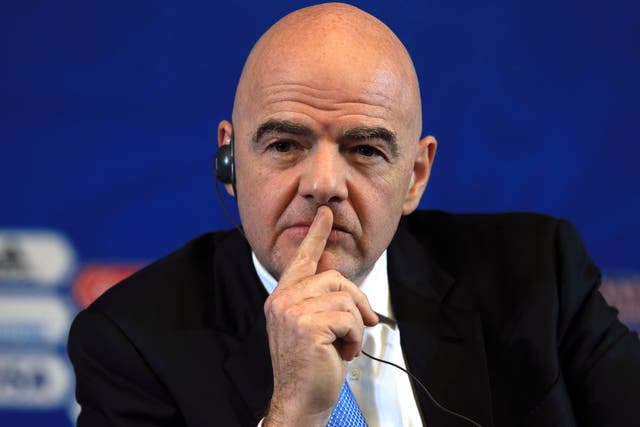 FIFA president Gianni Infantino believes there is already majority support for biennial World Cups (Nick Potts/PA)