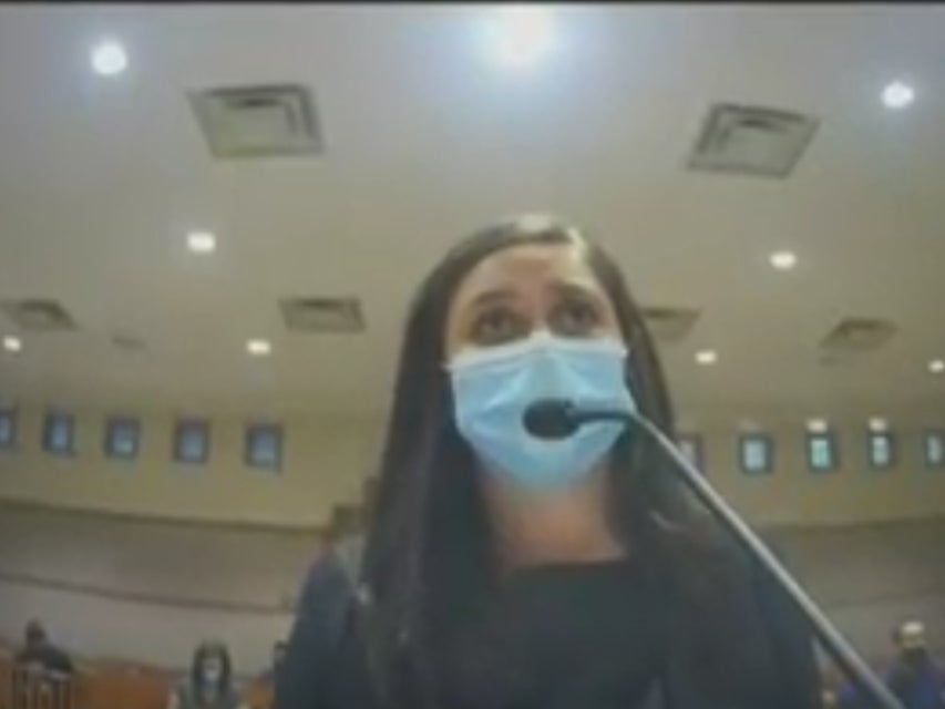 <p>Deputy district attorney Kayla Wildeman appeared as a prosecutor in the case against Rogel Aguilera-Mederos </p>