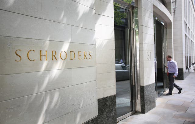 Schroders has agreed to buy a majority stake in Greencoat Capital (Philip Toscano/PA)