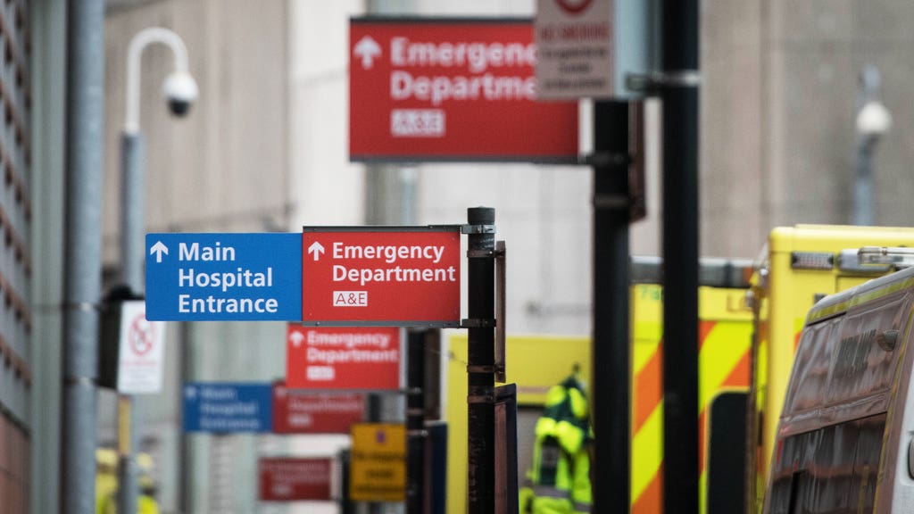 The latest weekly NHS Scotland figures show A&E waiting times are the second worst on record (PA)