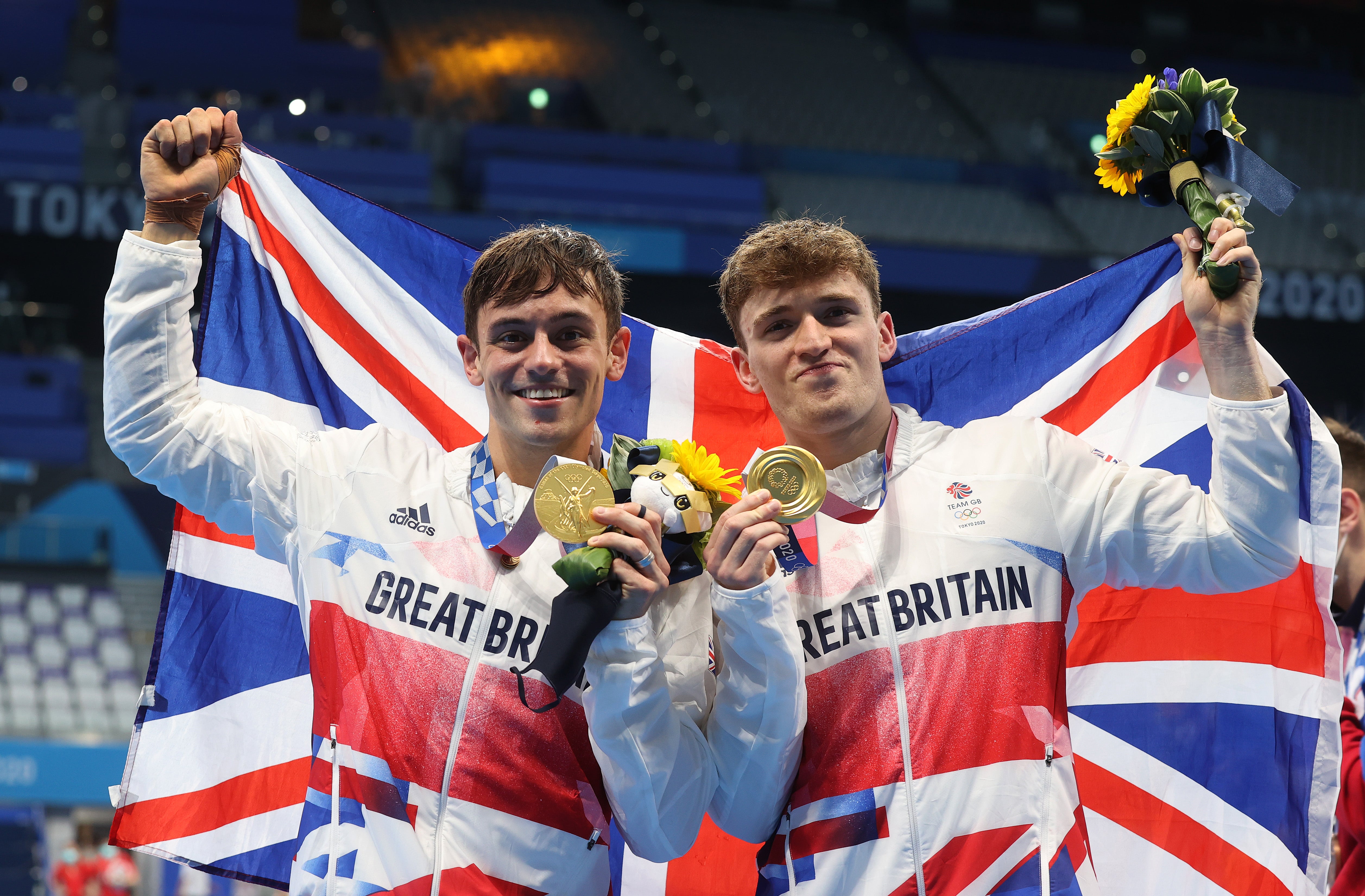 A long time coming: finally, Tom Daley wins gold alongside Matty Lee, in the 10-metre synchronised platform event at the Tokyo Olympics