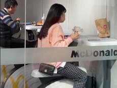 Video of exercise bikes in McDonald’s in China goes viral