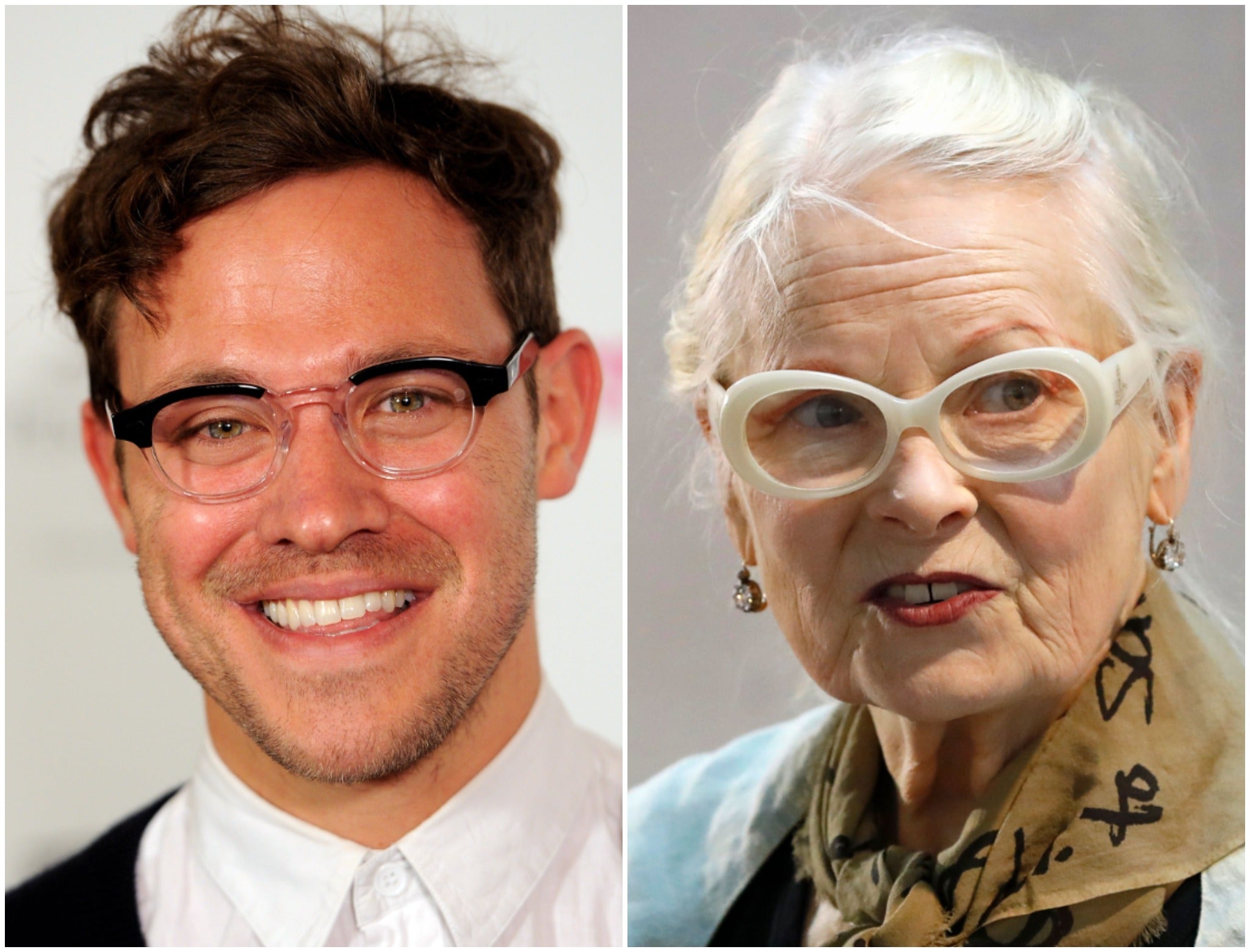 Will Young caught Vivienne Westwood admiring his Christmas decorations
