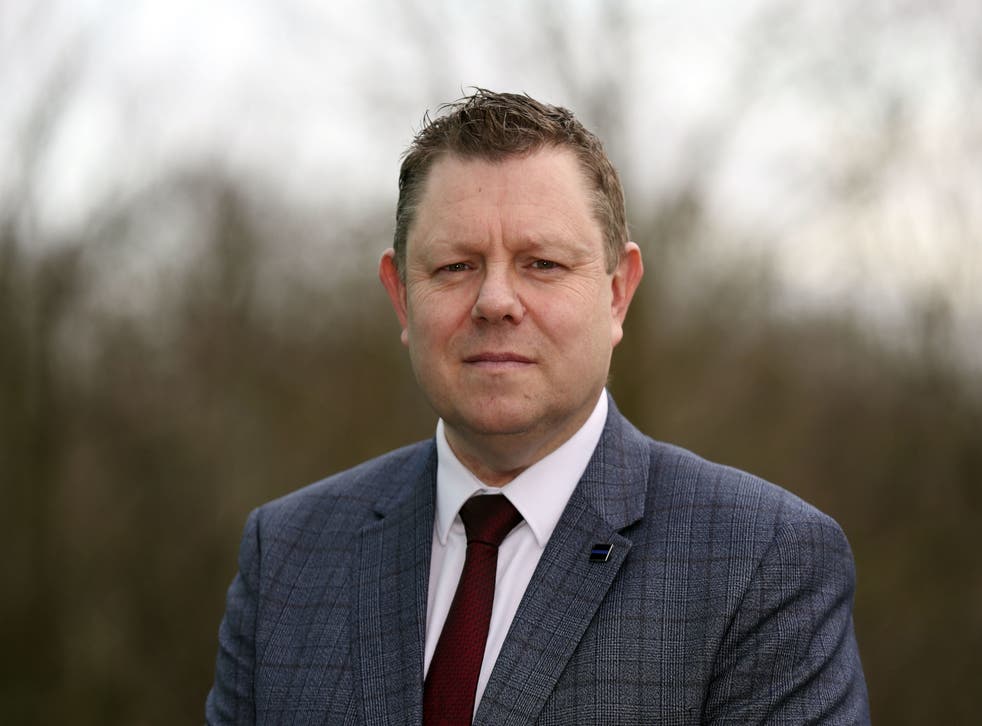 Chairman of the Police Federation of England and Wales John Apter, who has been suspended amid an investigation into alleged sexual touching. (Steve Parsons/PA)