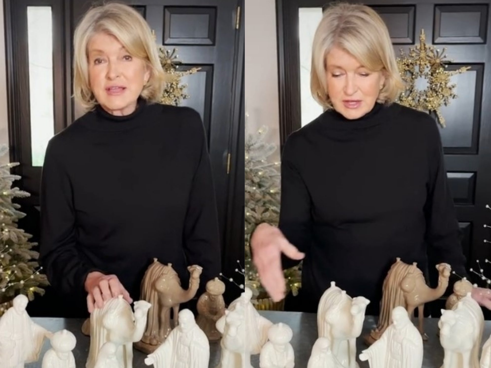 Martha Stewart releases replica of nativity set she made in prison