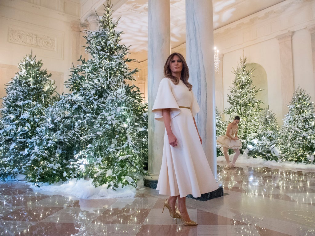 Trump still furious about criticism of Melania’s Christmas decorations