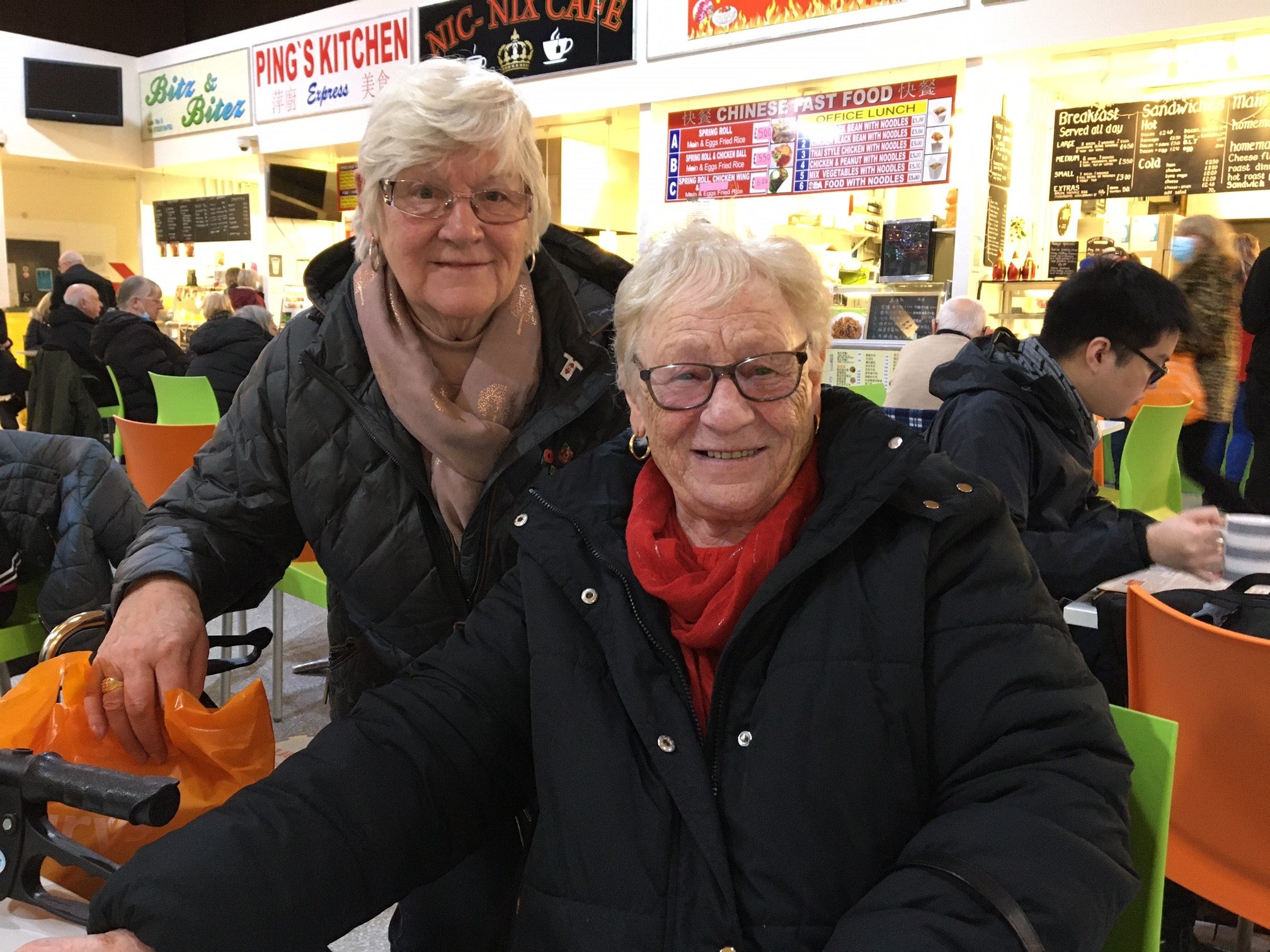 Sheila Watts and Elsie Hague