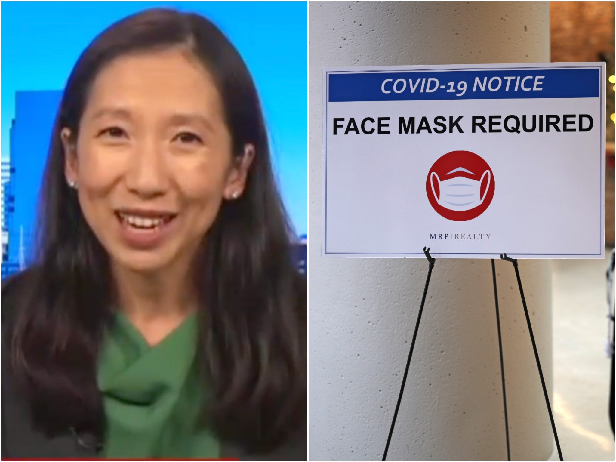 La analista médica de CNN, Leana Wen, ha dicho que las máscaras de tela son inútiles para prevenir la propagación de la variante Omicron.