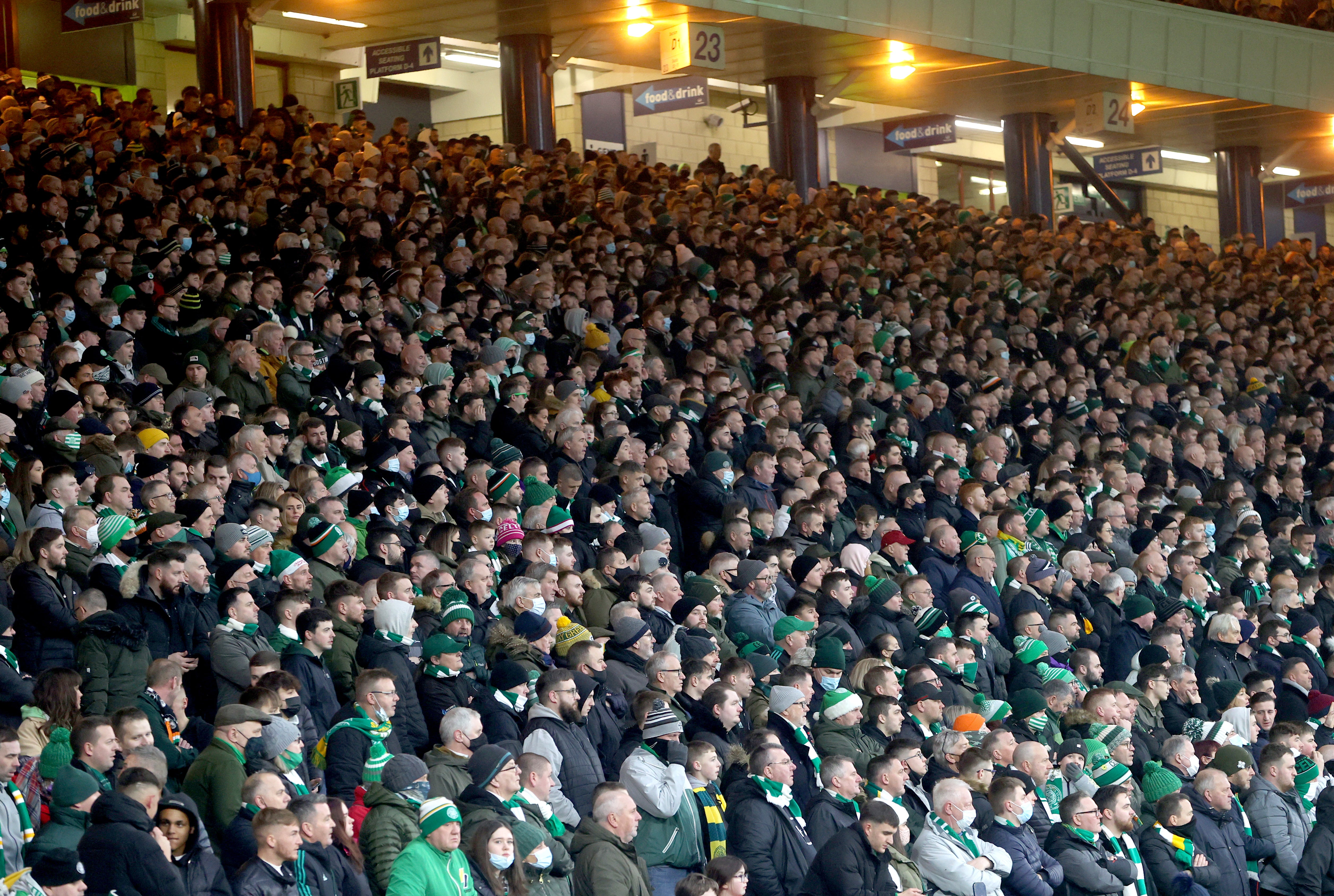 Football fans are being urged to stay away from games on Wednesday night (Jeff Holmes/PA)