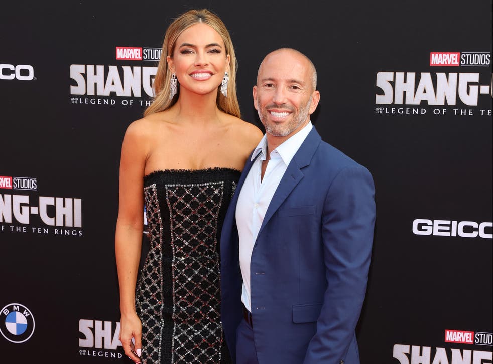 <p>Chrishell Stause and Jason Oppenheim in August 2021</p>