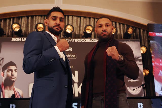 <p>Amir Khan and Kell Brook are facing heavy fines if they miss weight</p>