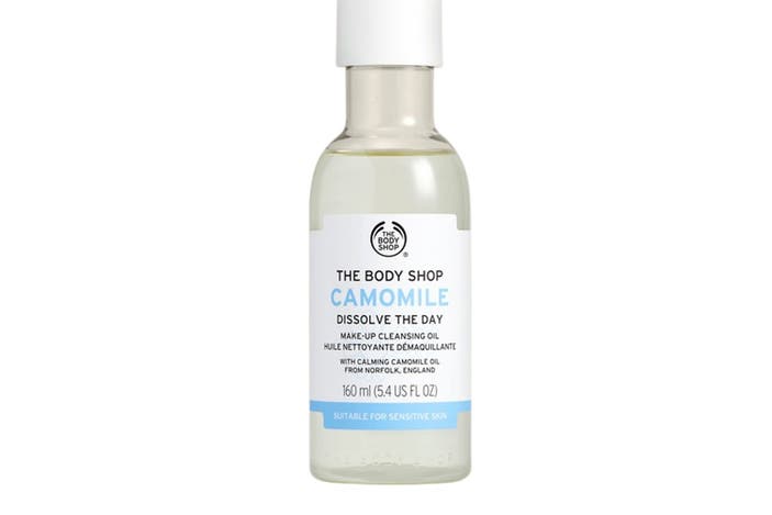 The Body Shop camomile dissolve the day make-up cleansing oil