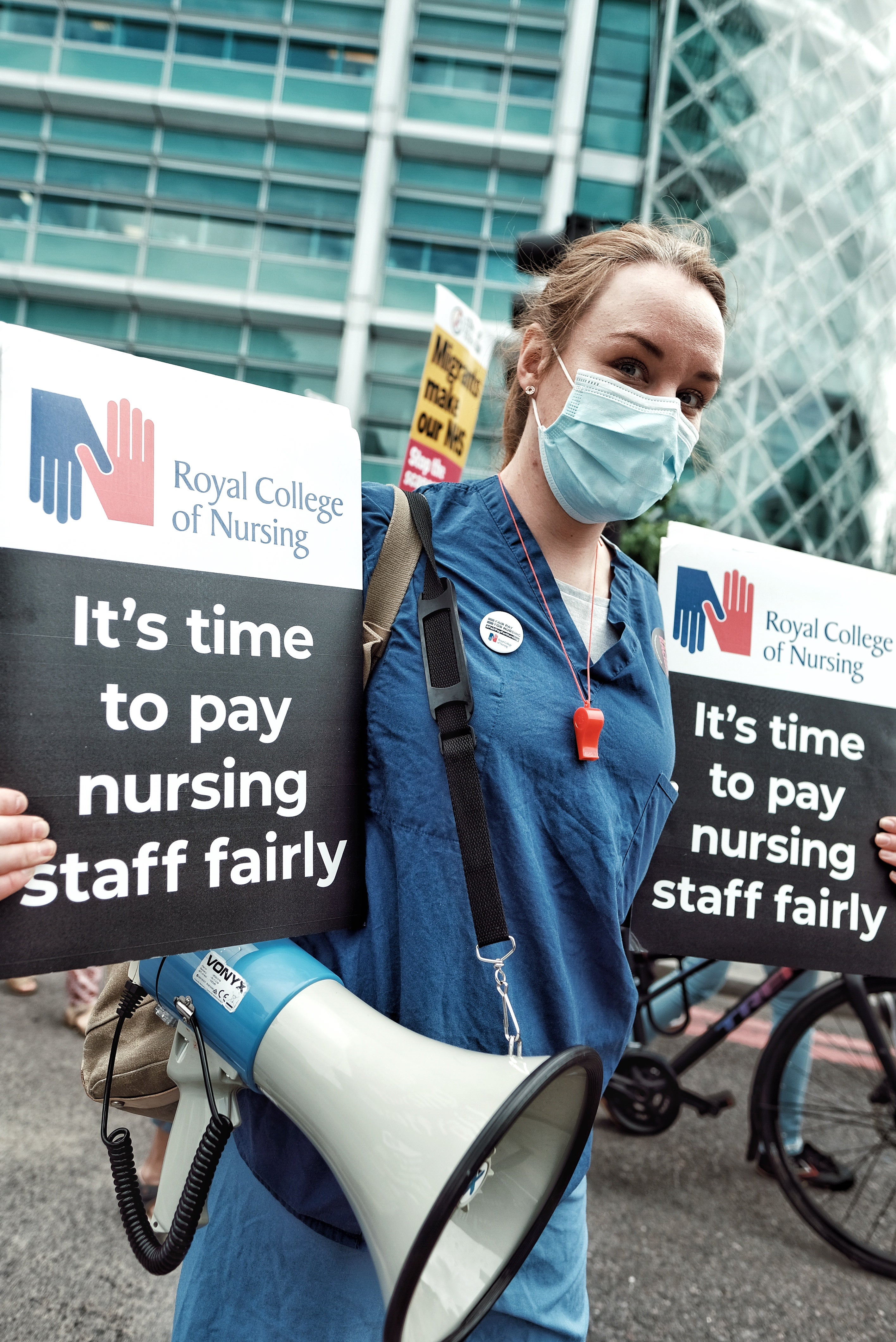 Action took place across the UK to demand patient safety and an end to the privatisation of the NHS