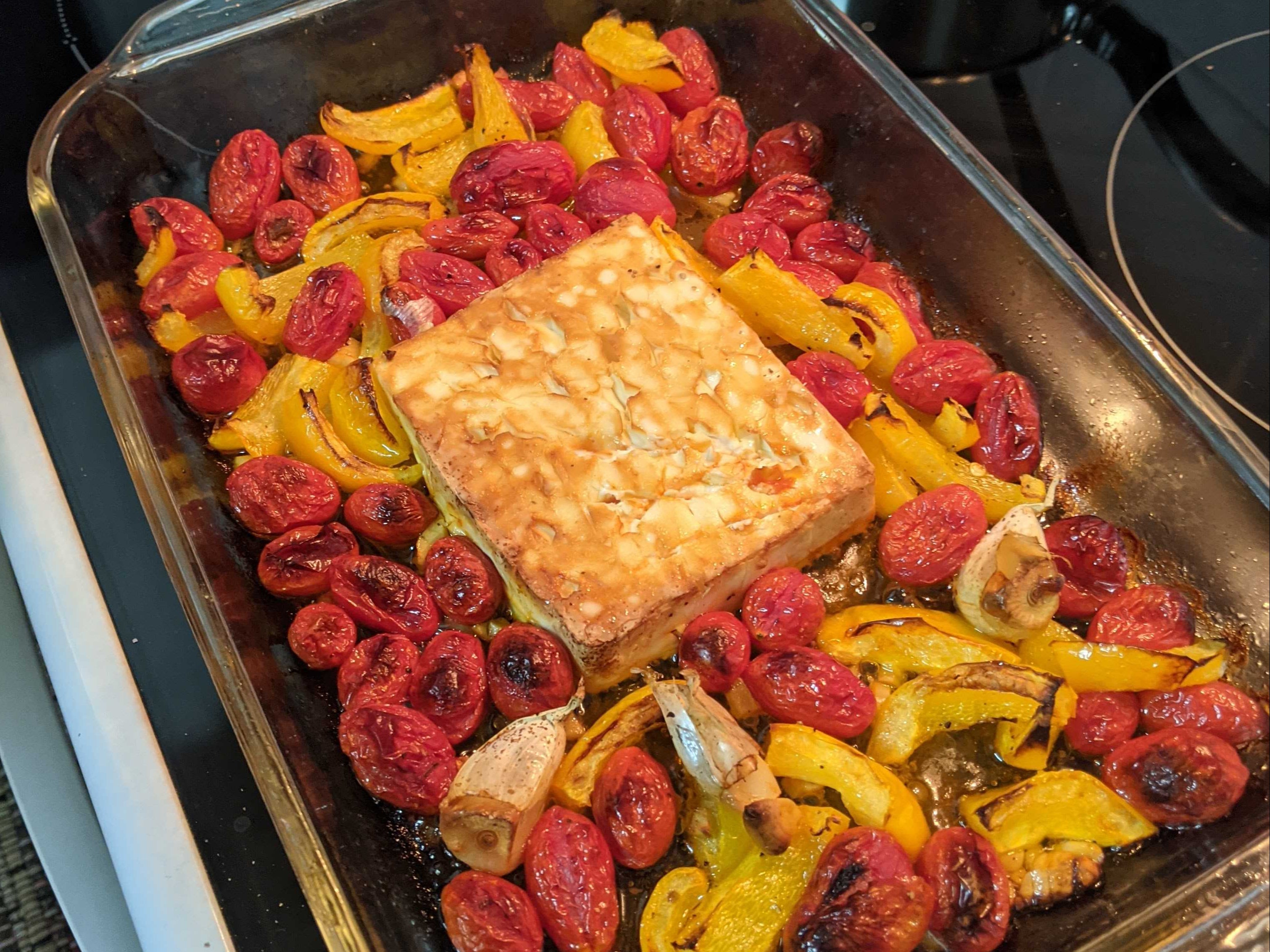 Baked feta pasta, as recreated by Laura Hampson