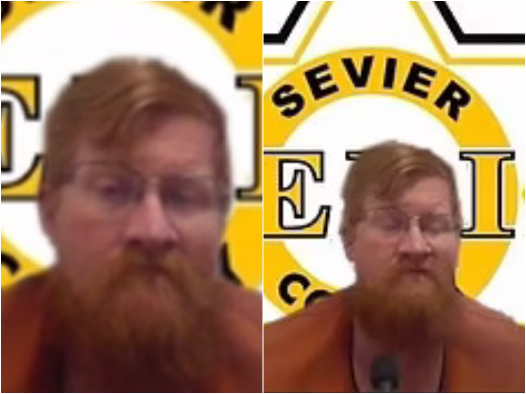 Brent Brown appeared in a Utah court via video link on Thursday