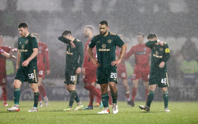 Celtic were unable to make the breakthrough against St Mirren (Steve Welsh/PA)
