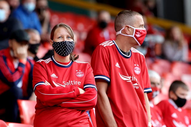 Aberdeen chairman Dave Cormack appealed directly to Nicola Sturgeon to allow fans into Boxing Day matches after the Scottish Professional Football League partially brought forward the winter break (Steve Welsh/PA)