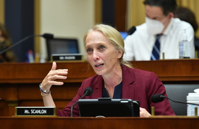 <p>File: Representative  Mary Gay Scanlon speaking during a House Judiciary Subcommittee hearing on 29 July 2020</p>