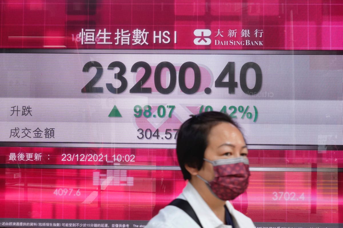 Asian shares extend gains in thin pre-Christmas trading