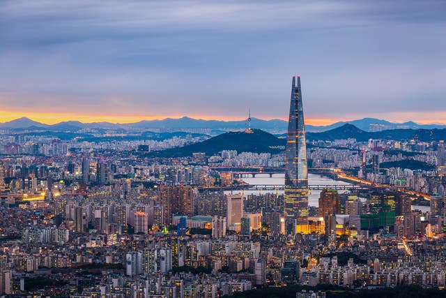 <p>South Korea's capital of Seoul</p>