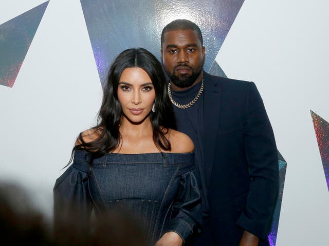 <p>Kim Kardashian and Ye</p>