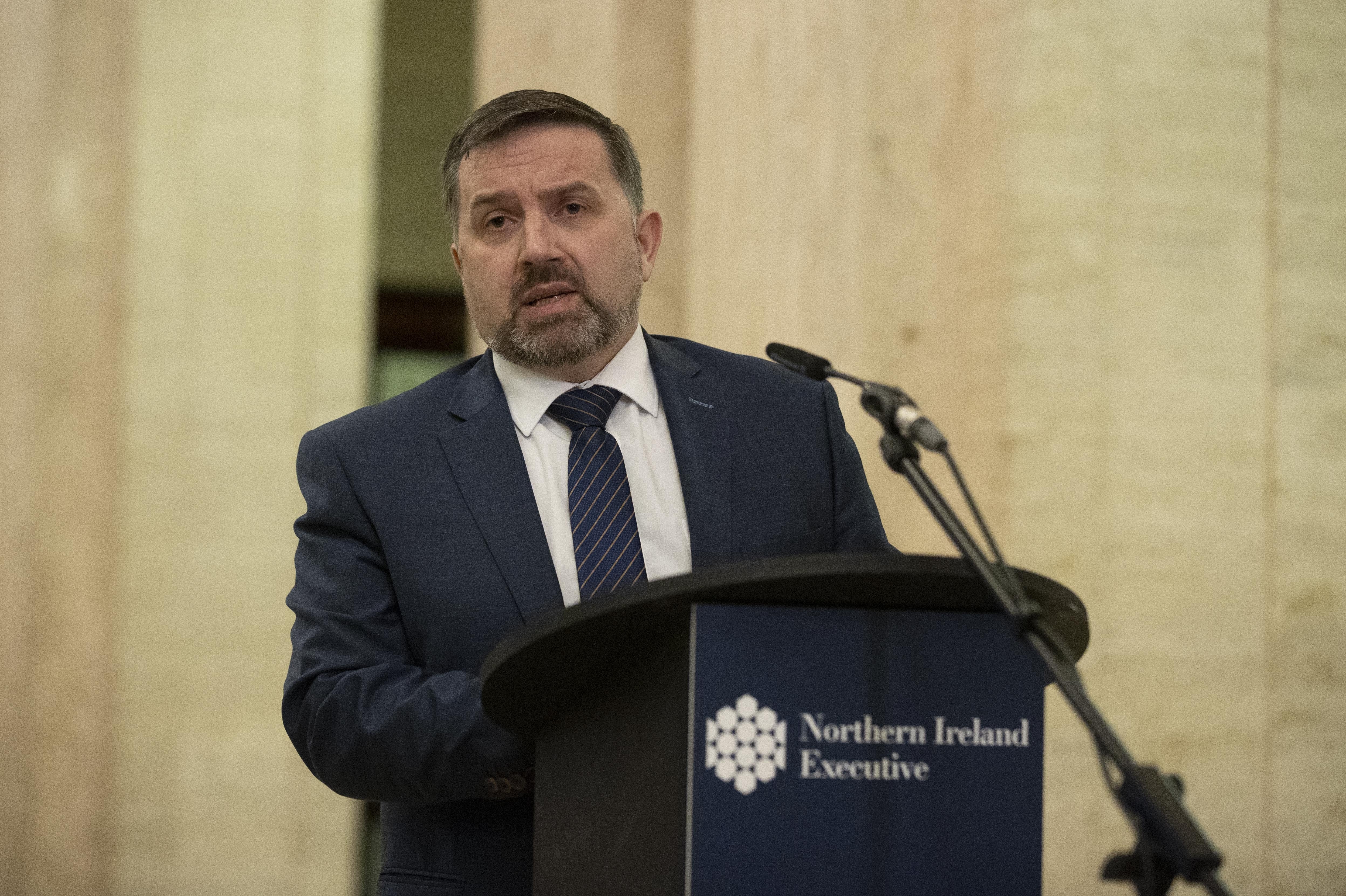 Northern Ireland Health Minister Robin Swann (Liam McBurney/PA)