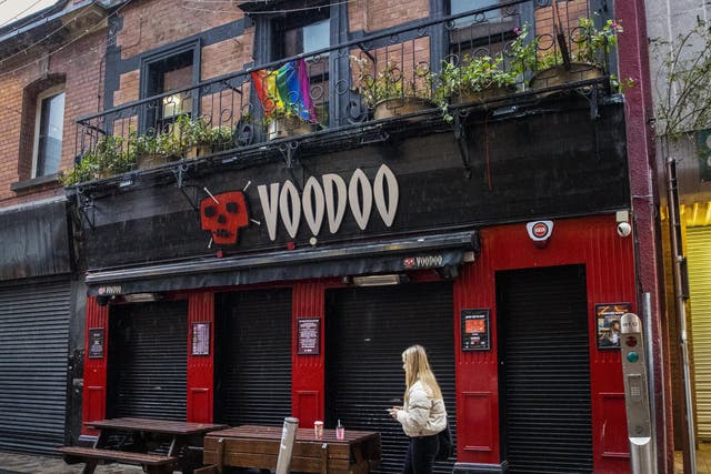 Closed Voodoo nightclub in Belfast (Liam McBurney/PA)