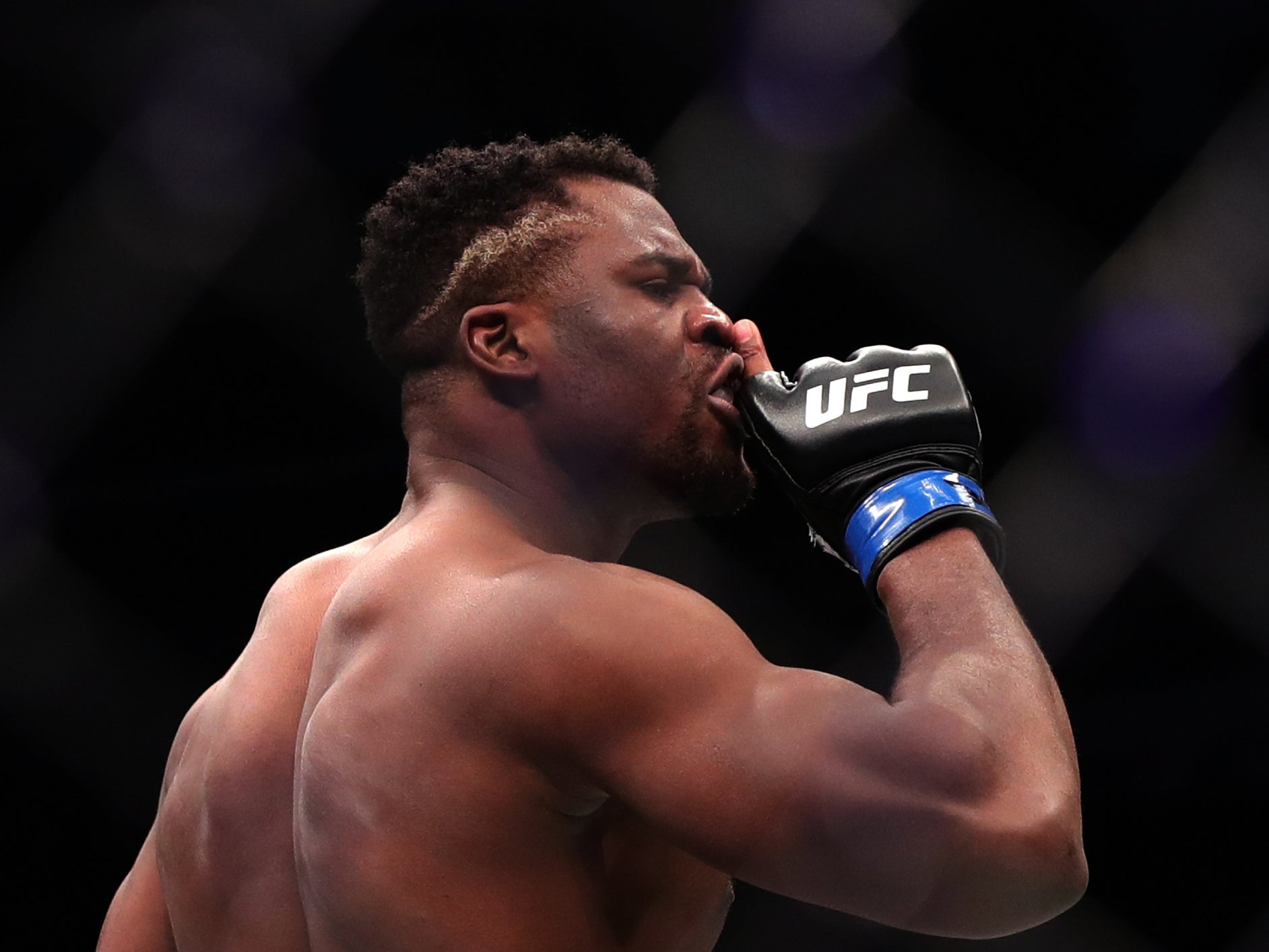 UFC heavyweight champion Francis Ngannou, a former teammate of Gane