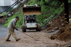 Severe flooding triggers mudslides in northern California, washing out Dixie Fire burn scar