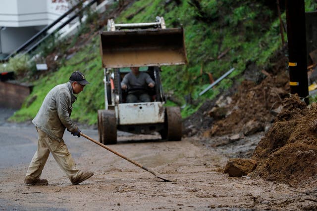 <p>A mudslide last year in Oakland.  </p>