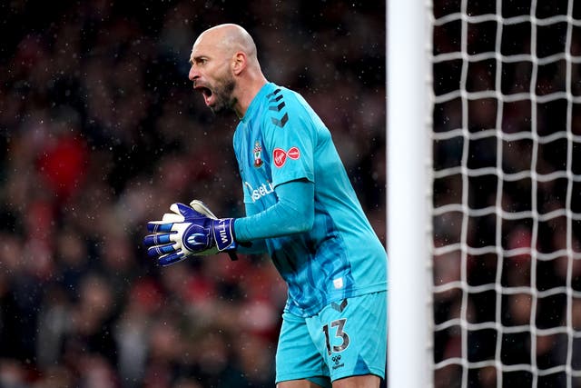 Willy Caballero has deputised twice for Southampton since he joined at the start of December (John Walton/PA)