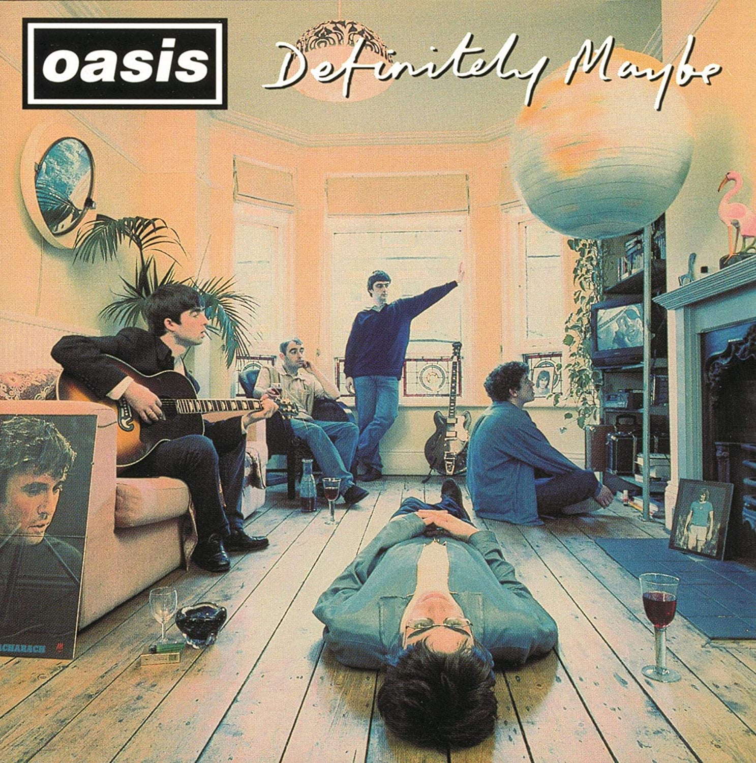 The cover art for Oasis’s record-breaking debut, ‘Definitely Maybe’