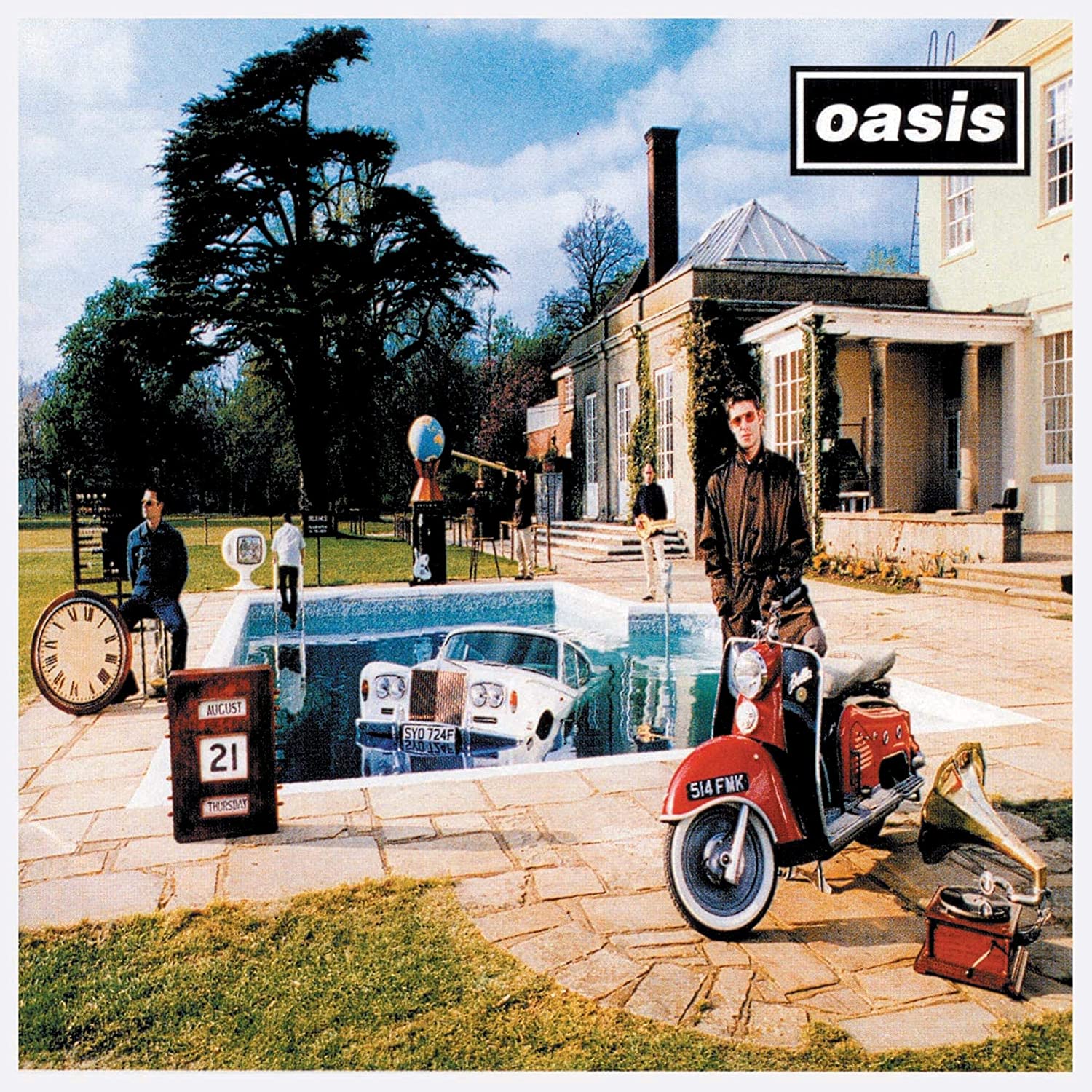 The bill for the ‘Be Here Now’ album shoot came to £75,000, £1,000 of which was spent on a Rolls-Royce with no engine