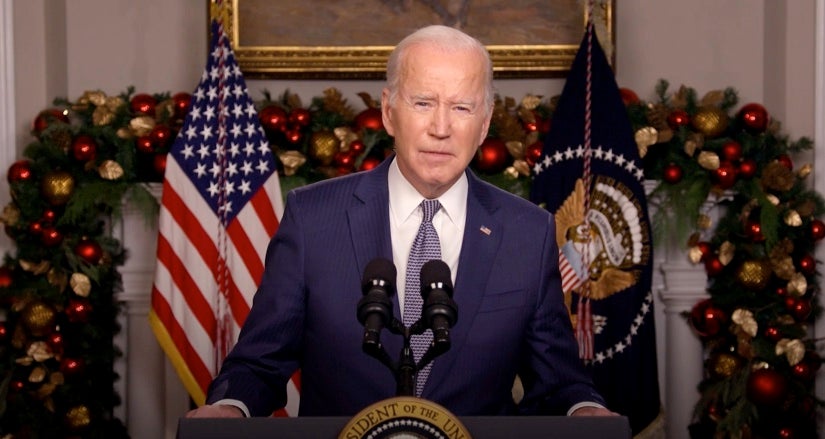 Joe Biden addresses the nation on the ninth anniversary of the Sandy Hook massacre